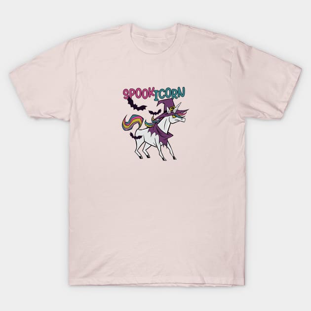 Spookicorn | Unicorn Witch Halloween T-Shirt by SLAG_Creative